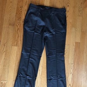 Eileen Fisher charcoal stretch wool pants